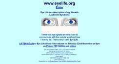 Desktop Screenshot of eyelife.org