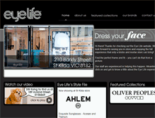 Tablet Screenshot of eyelife.com.au